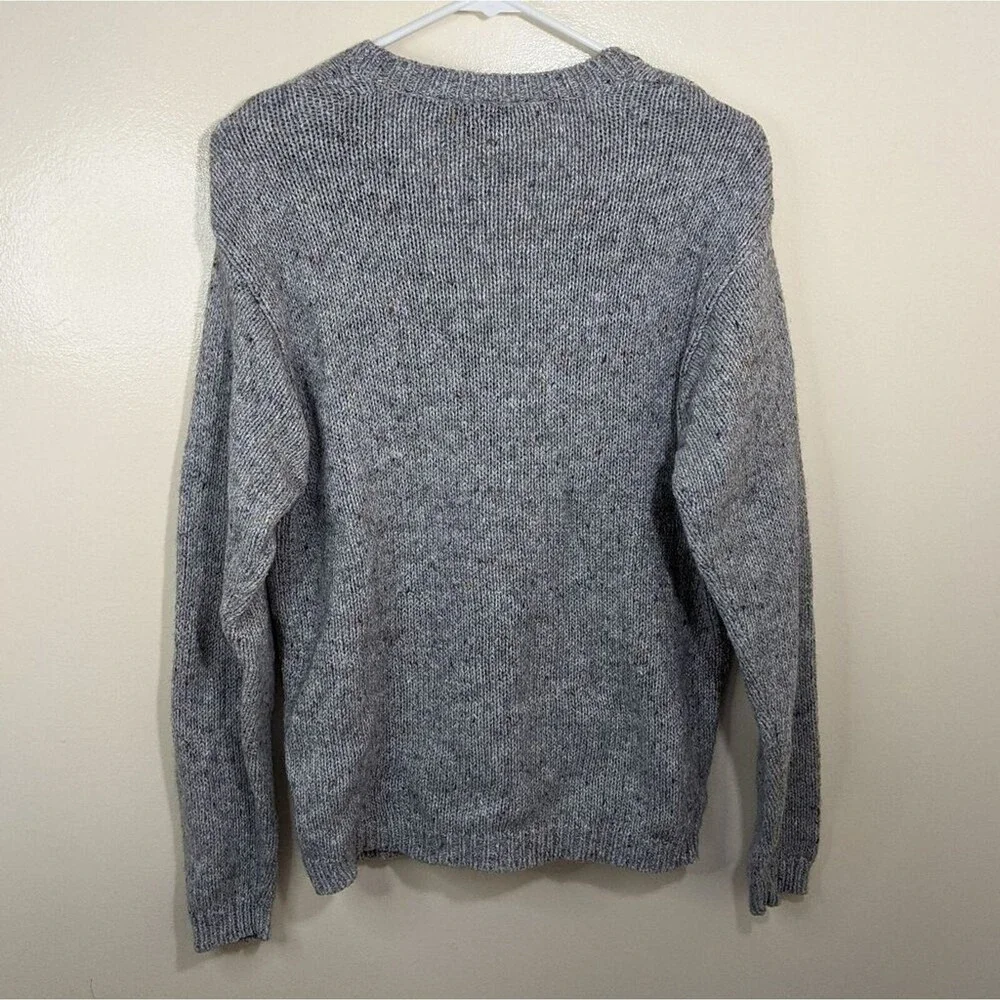 Vintage Jenny Buchanan Cardigan Sweater Grandpa Button Front Knit Medium